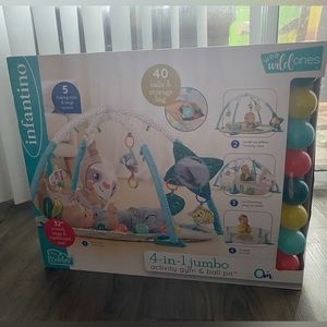 Infantino 4-1 Sloth Jumbo baby active gym and ball pit